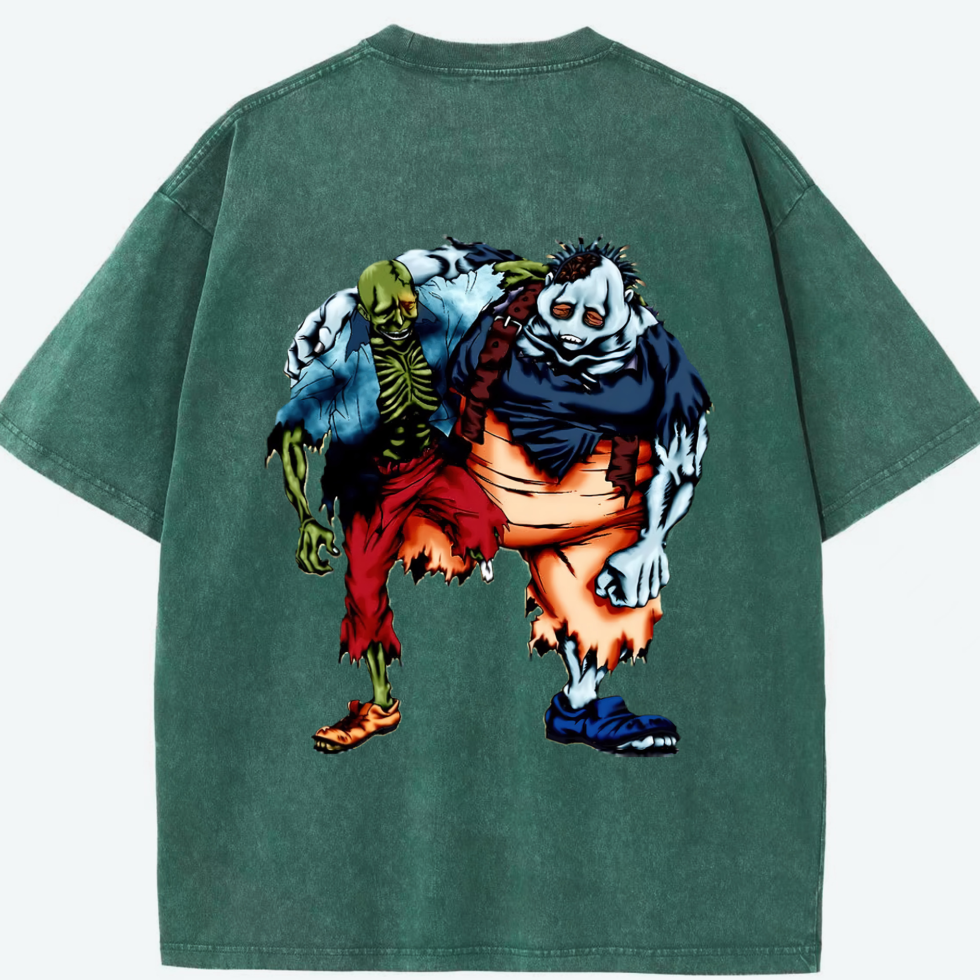 （画像用） 遊☆戯☆王 Yu-Gi-Oh! 綿100% ヴィンテージ風 半袖Tシャツ（背面プリント）